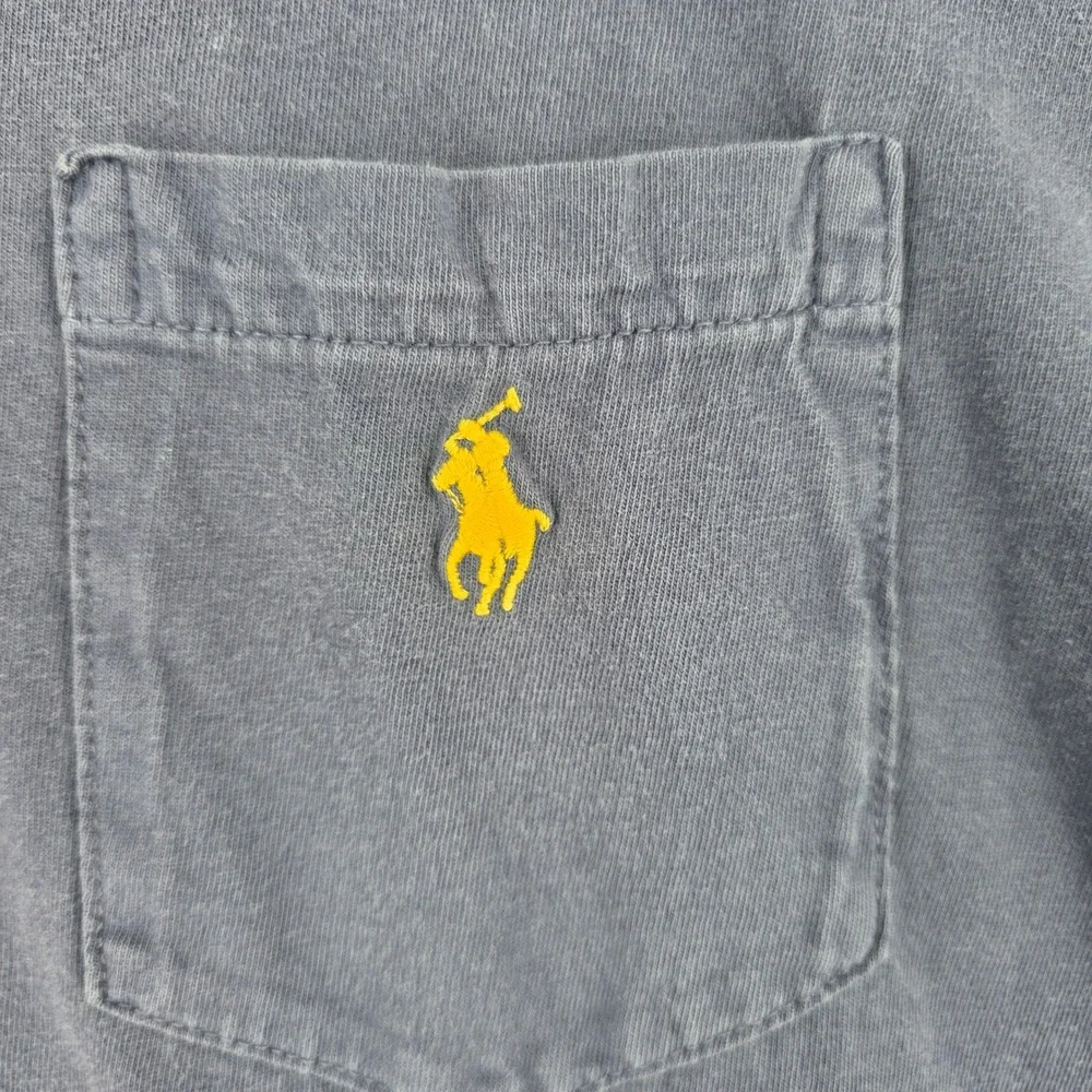 Polo Ralph Lauren Mens Pocket T-Shirt Lot 2 Pack Single Stitch XL Short Sleeve